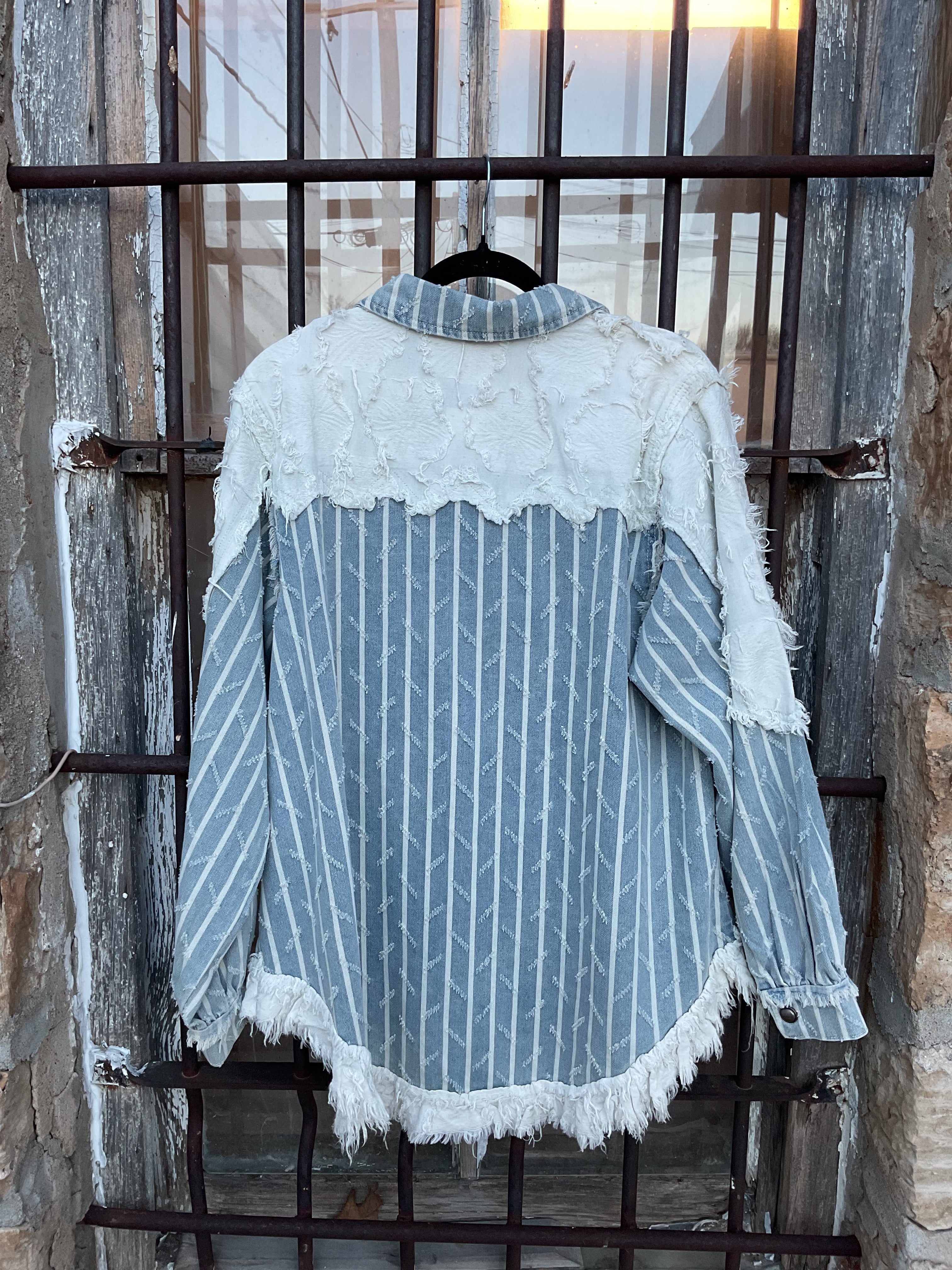 Denim Vintage Boho Shacket