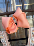 Just Peachy Little Luxe Bow