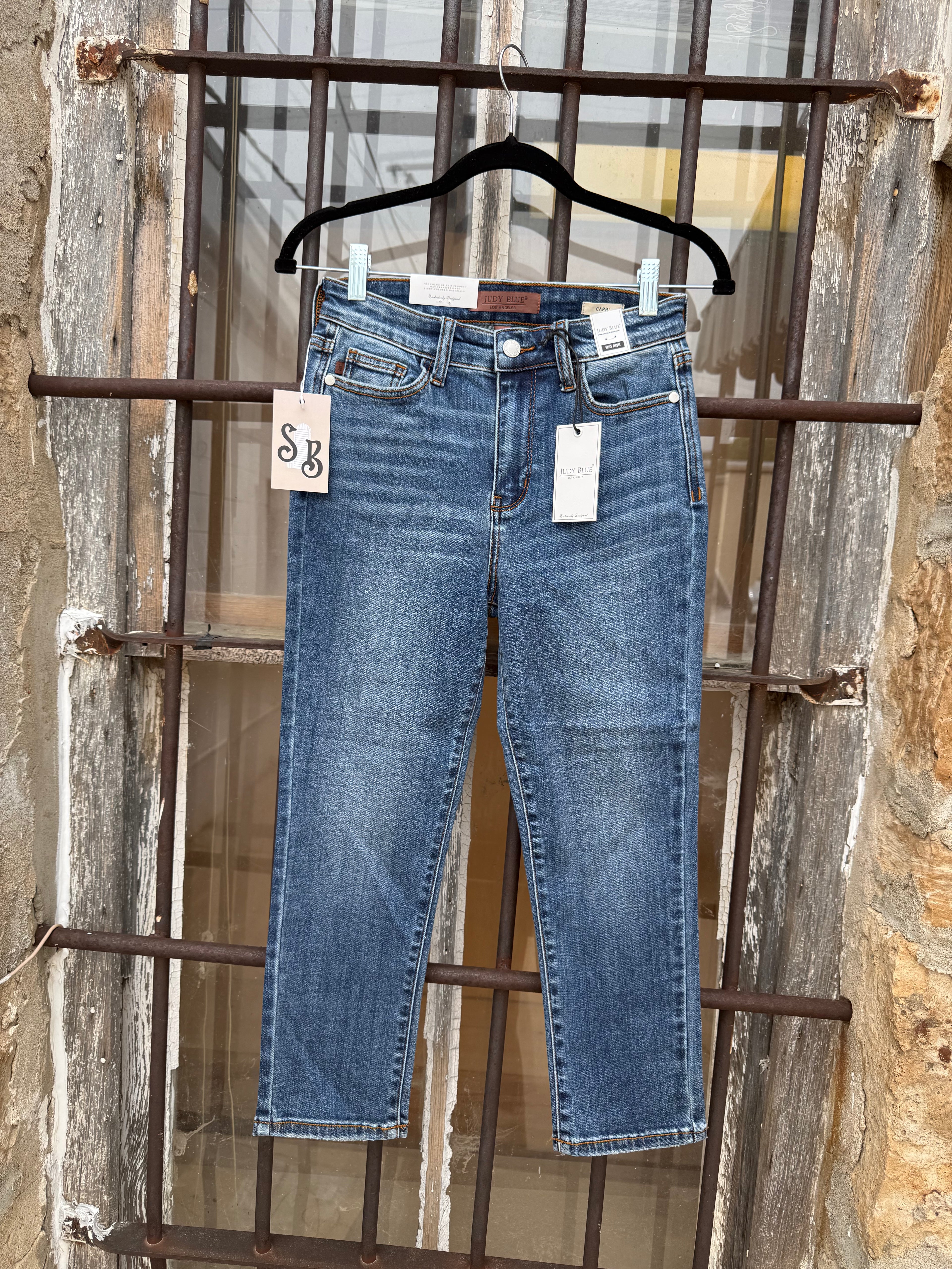 Back & Better Judy Blue Denim Capri