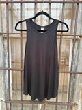 The Silo Soft Pleat Tank – Black