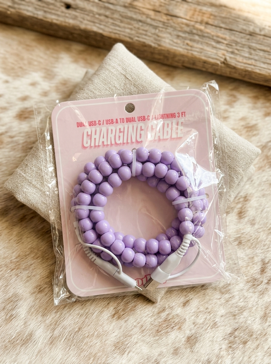 Pretty Plug Beaded Charger