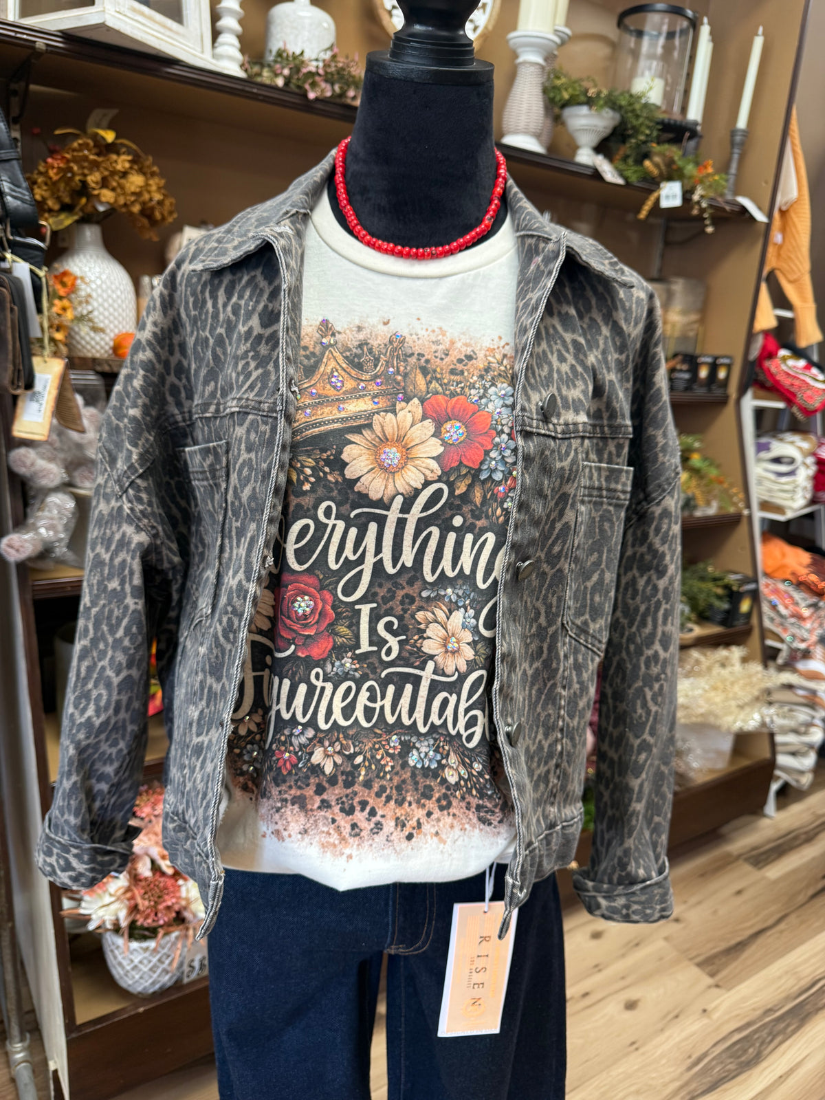 Everything Is Figureoutable Bling Tee