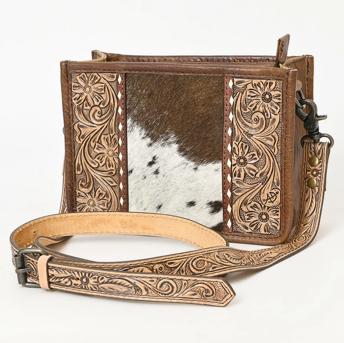 Silo Heritage Cowhide Crossbody