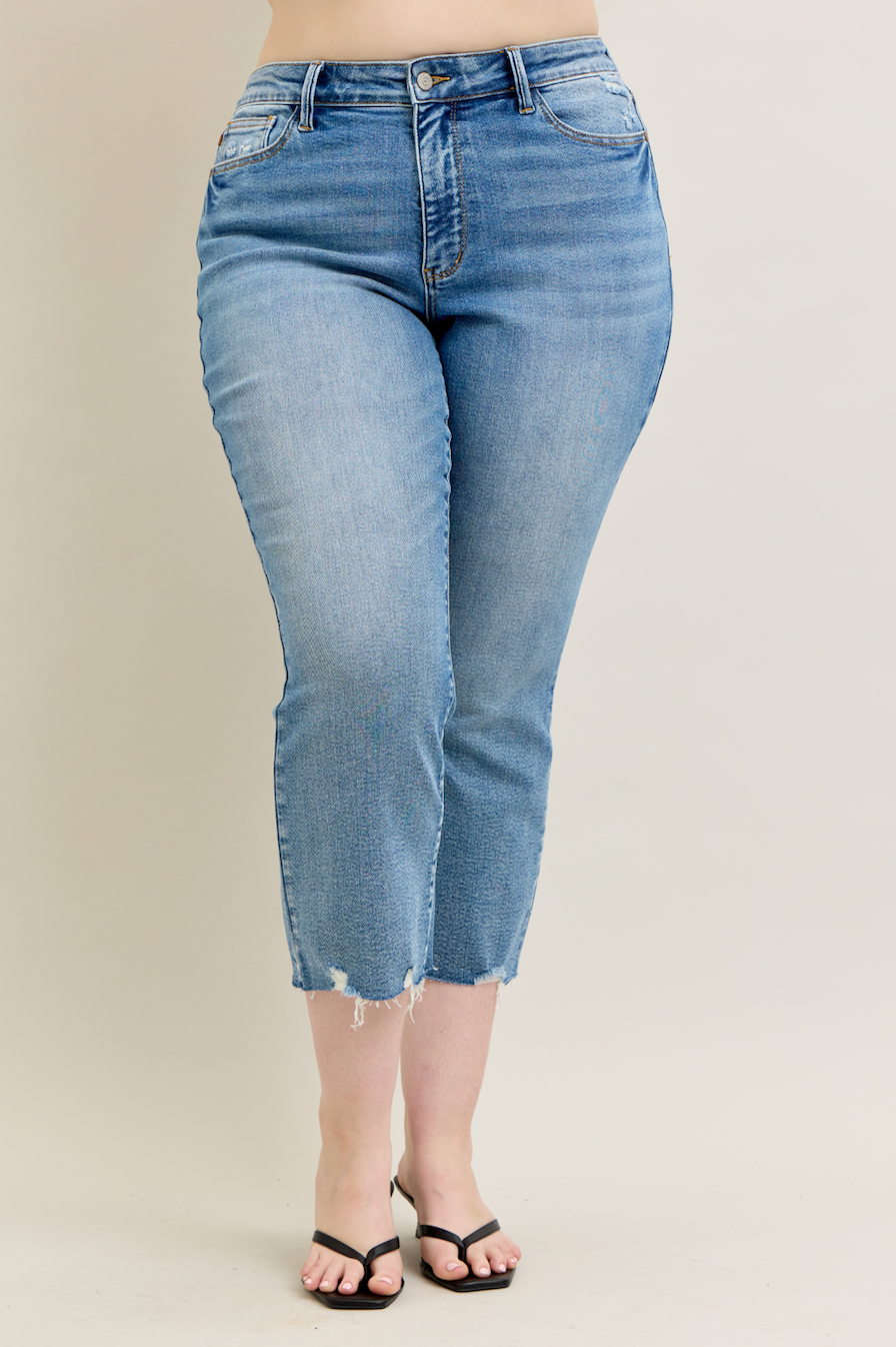 Judy Blue Willow Vintage Kick Flare Jeans