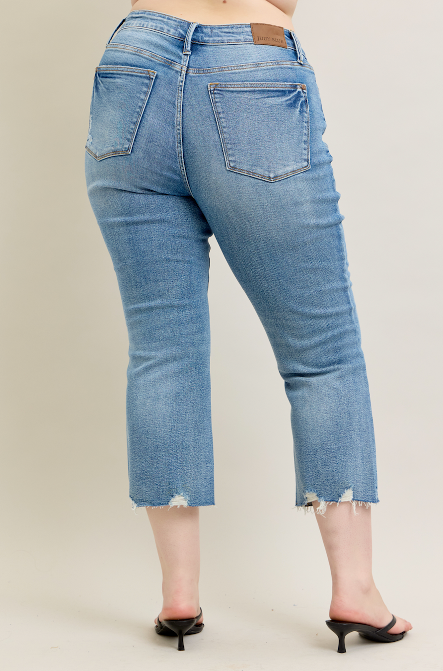 Judy Blue Willow Vintage Kick Flare Jeans