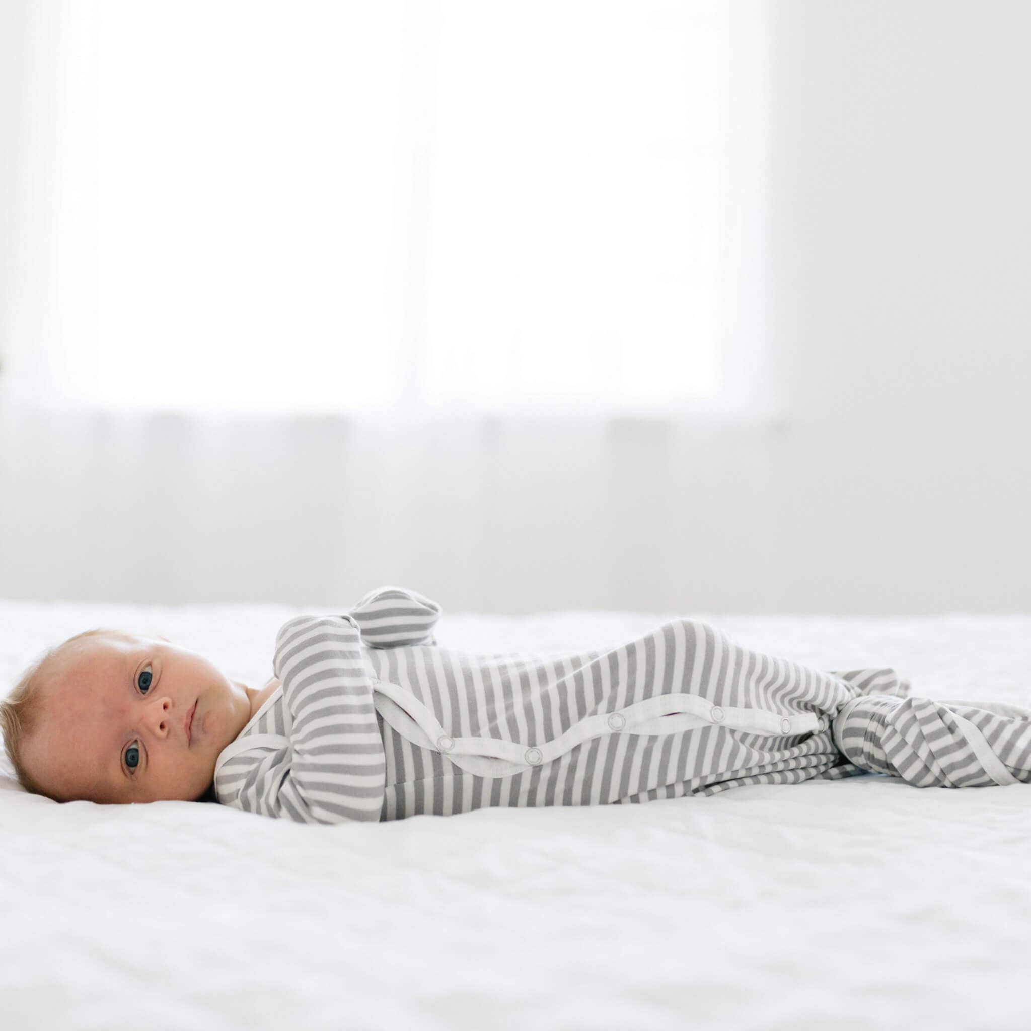 Newborn Knotted Gown - Everest