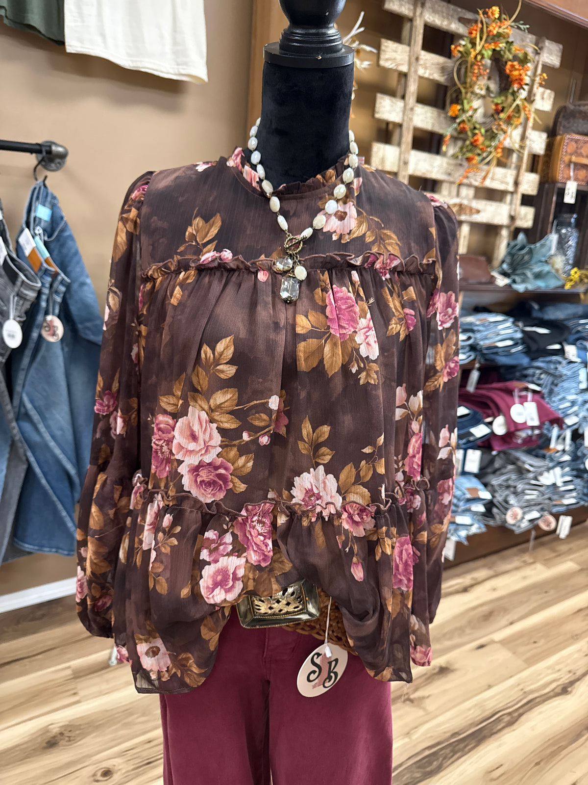 Rosy Fields Top