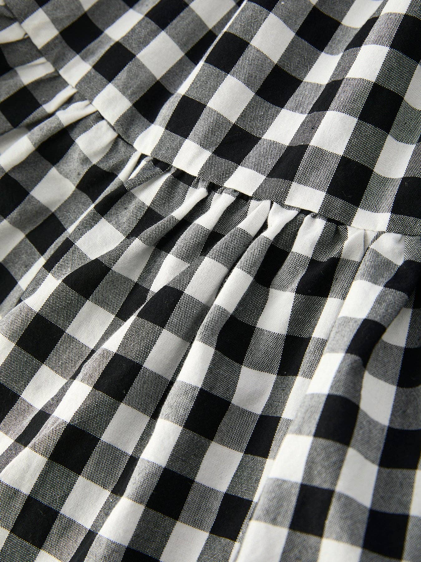 Porch Swing Gingham Girls Dress