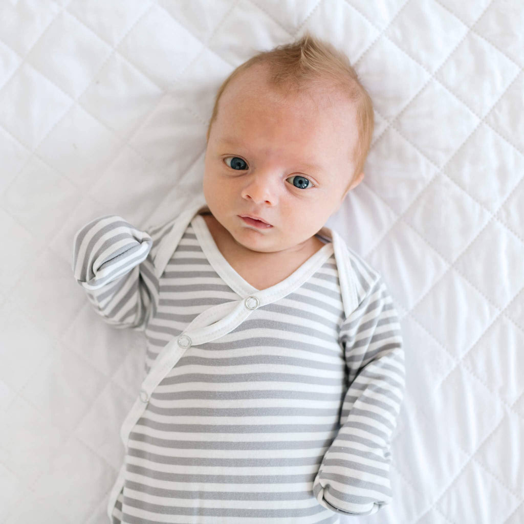 Newborn Knotted Gown - Everest